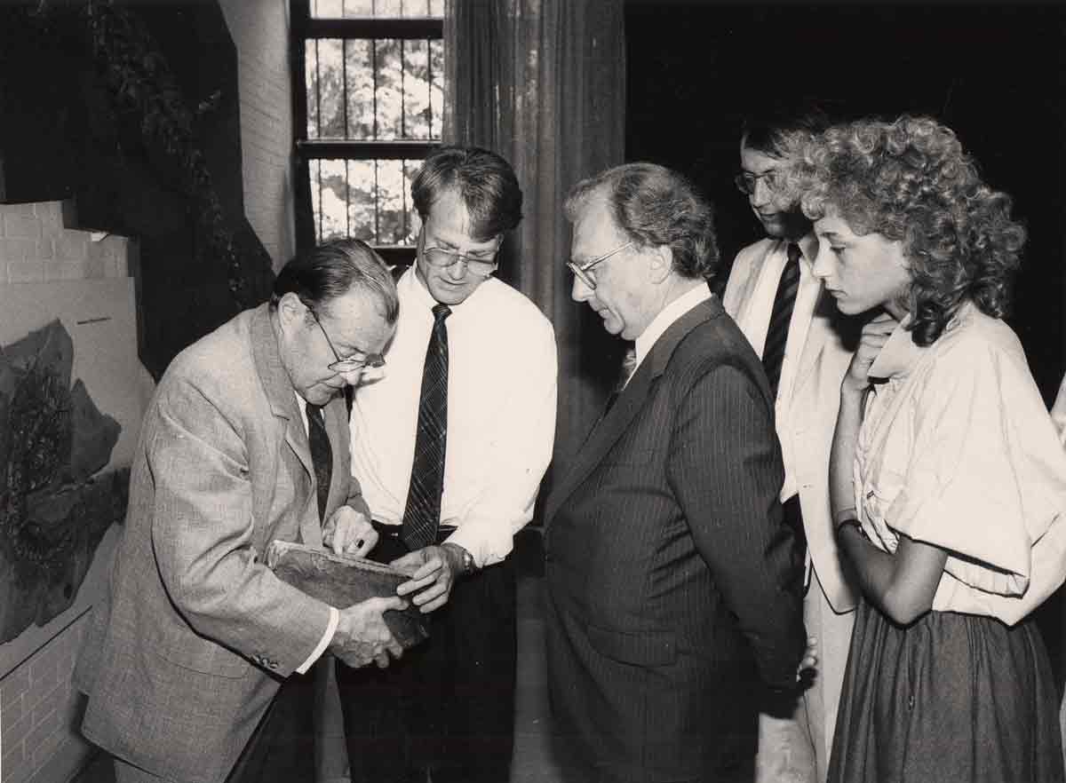 Ministerpräsident Späth und seine Tochter Daniela zu Besuch im August 1988.